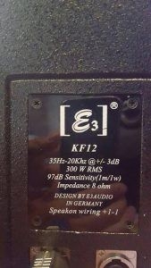 Loa sân khấu E3 KF12