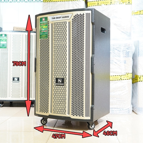 LOA KÉO NANOMAX K-180(X-2000) BASS 40CM 820W KARAOKE BLUETOOTH
