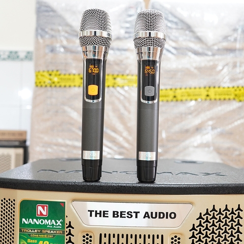 LOA KÉO NANOMAX K-180(X-2000) BASS 40CM 820W KARAOKE BLUETOOTH
