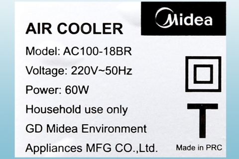 Quạt điều hòa Midea AC100-18BR