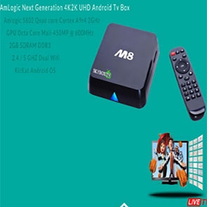 SkyboxTv M8, Quad Core 2.0, Ram 2Gb, 4K