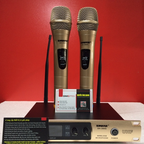 MICRO KHÔNG DÂY SHURE SH-300G