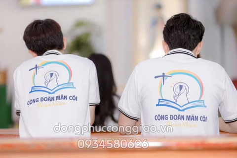 Áo Thun Đồng Phục Công Giáo Cộng Đoàn Mân Côi