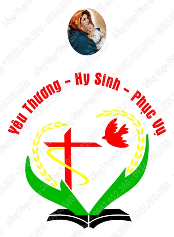 Đồng phục công giáo in hình Đức mẹ