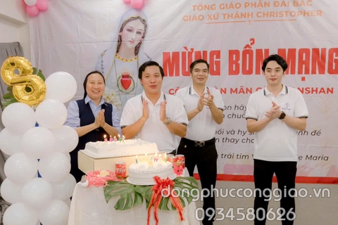 Áo Thun Đồng Phục Công Giáo Cộng Đoàn Mân Côi