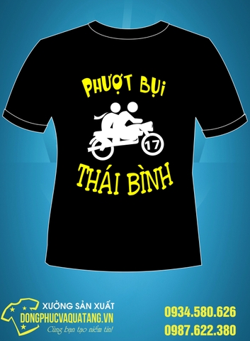 Đồng phục nhóm Phượt Bụi Thái Bình