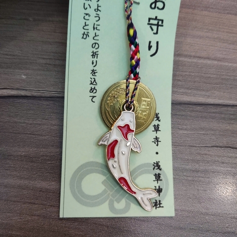 Móc khóa mèo may mắn 5 yên Nhật [5 yên thật]