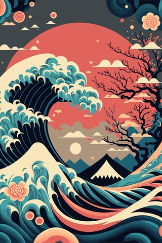 Tranh A4 ảnh ép plastic