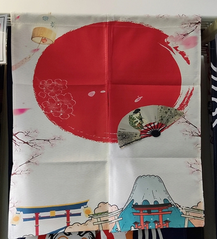 Màn rèm noren 60x70cm (chưa kèm thanh)