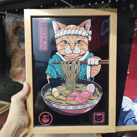 Khung tranh A4 ảnh ép plastic