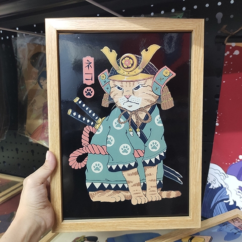 Khung tranh A4 ảnh ép plastic