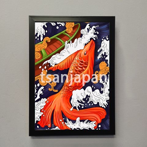 Khung tranh A4 không mặt kính ảnh ép plastic