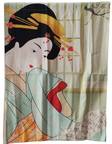 Màn rèm noren Nhật 60x80 1 MẢNH (chưa kèm thanh)