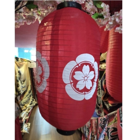 Lồng đèn đỏ in hoa 30x55cm 12inch