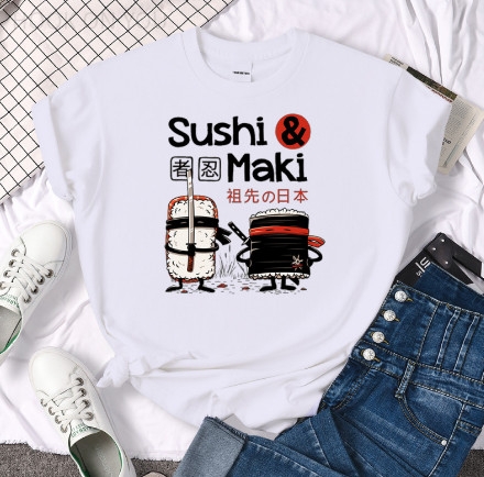 Áo Thun Nữ In Họa Tiết Nhật (Áo Mỏng)