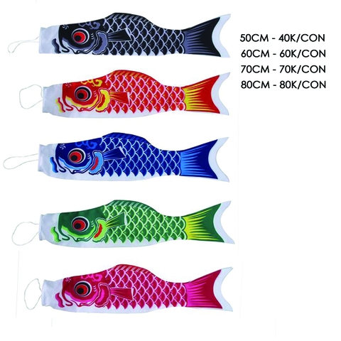 Cờ cá chép koi Nhật 80CM-80K/CON
