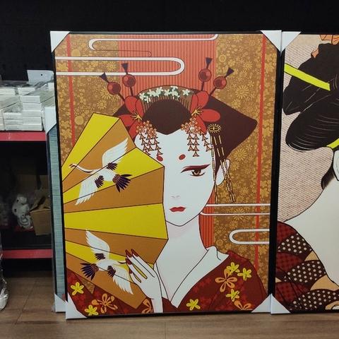 Tranh canvas họa tiết Nhật 60x80 (không ship cod) ( Liên Hệ )