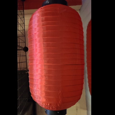 Lồng đèn đỏ trơn 23x45