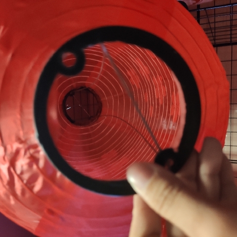 Lồng đèn đỏ in chữ 23x45cm