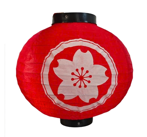 Lồng đèn tròn hoạ tiết Nhật 30cm LD3006