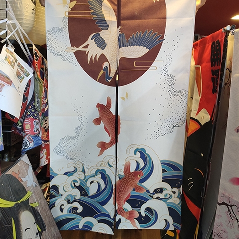 Màn rèm Nhật noren 1mx1m8 (chưa gồm thanh )