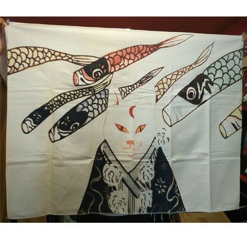 Tranh vải treo tường phong cách Nhật