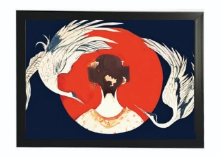 Khung tranh A4 ảnh ép plastic (ko mặt kính)