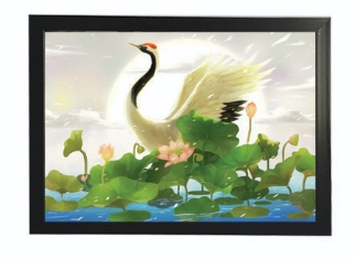 Khung tranh A4 ảnh ép plastic (ko mặt kính)