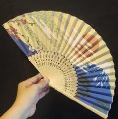 Quạt xếp trang trí 21cm giấy