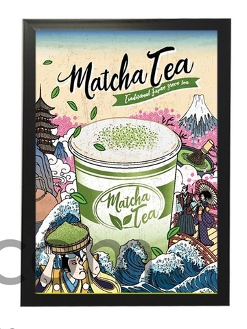 Khung tranh A4 ảnh ép plastic ko mặt kính