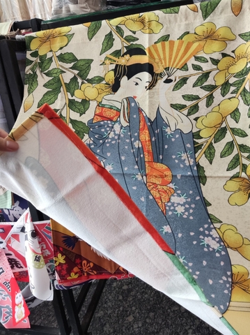 Màn rèm noren Nhật 60x80 1 MẢNH (chưa kèm thanh)