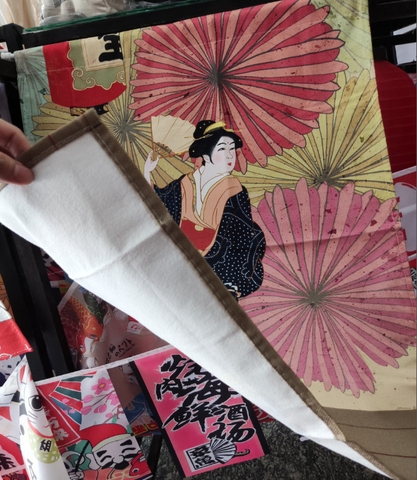 Màn rèm noren Nhật 60x80 1 MẢNH (chưa kèm thanh)