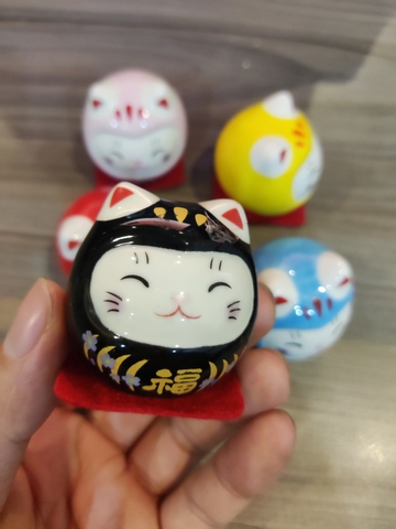 Bộ Mèo Daruma may mắn 5 con