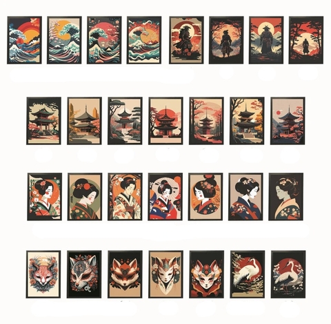 Khung tranh A4 ảnh ép plastic