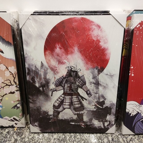 Tranh canvas hoạ tiết Nhật 60x80 ( không ship cod ) ( liên hệ )