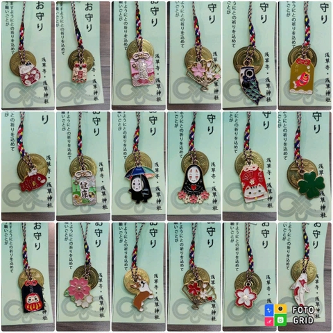 Móc khóa mèo may mắn 5 yên Nhật [5 yên thật]