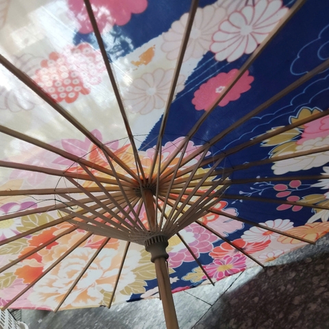 Ô dù vải phong cách Nhật