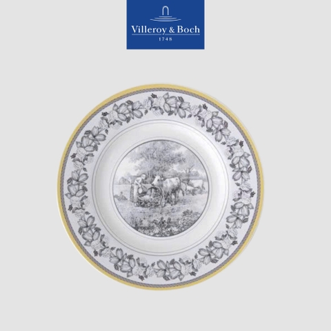 VB Audun Ferme Đĩa 22cm bức tranh làng quê Châu Âu thương hiệu Villeroy & Boch nhập khẩu từ Đức 1010672640