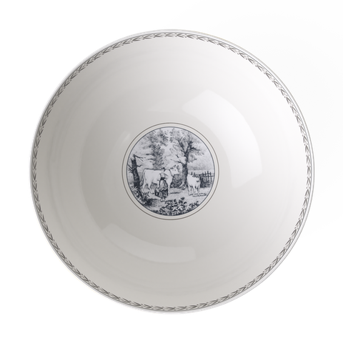 VB Audun Ferme Bát đựng salad 20cm bức tranh làng quê Châu Âu thương hiệu Villeroy & Boch nhập khẩu từ Đức  1010673175