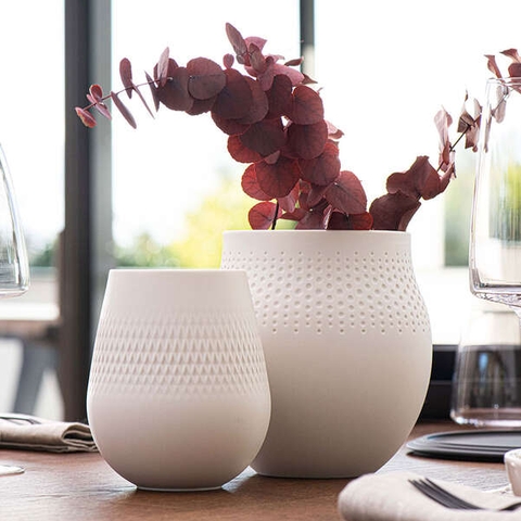 VB Manufacture Bình hoa màu trắng 22.5cm đến từ thương hiệu Villeroy & Boch sản xuất tại Đức 1016815512