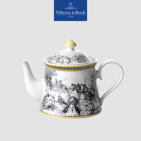 VB Audun Ferme Ấm trà 1100ml bức tranh làng quê Châu Âu thương hiệu Villeroy & Boch nhập khẩu từ Đức  1010670460