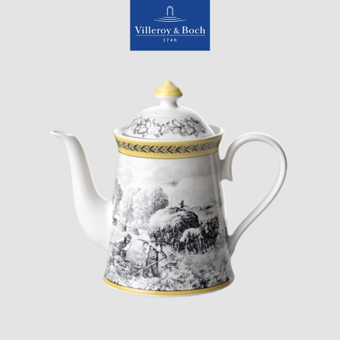 VB Audun Ferme Ấm trà 1300ml bức tranh làng quê Châu Âu thương hiệu Villeroy & Boch nhập khẩu từ Đức  1010670070