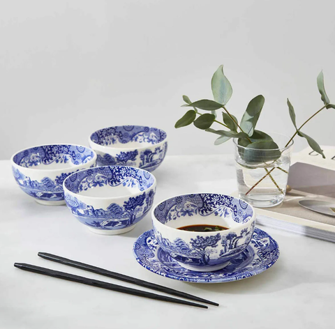 PM SPODE Blue Italian Bát cơm nhỏ thương hiệu Portmeirion Vương Quốc Anh BLI9170-XD