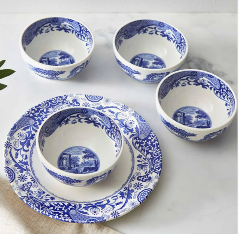 PM SPODE Blue Italian Bát cơm nhỏ thương hiệu Portmeirion Vương Quốc Anh BLI9170-XD