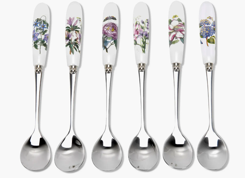 PM Botanic Garden Set 6 thìa trà phụ kiện bàn trà thương hiệu Portmeirion BG1101