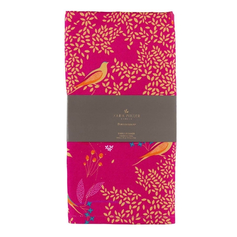 PM Sara Miller Chelsea Table Runner khăn trải bàn hồng 250*35cm Cotton 100% Được thiết kế tại Vương quốc Anh SMCP9108-XW