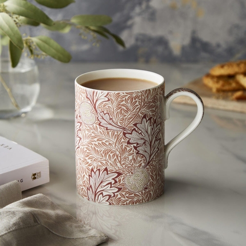 PM MORRIS & CO Cốc cao màu đỏ nâu 340ml thương hiệu Portmeirion Vương Quốc Anh  MCOL5583-XT