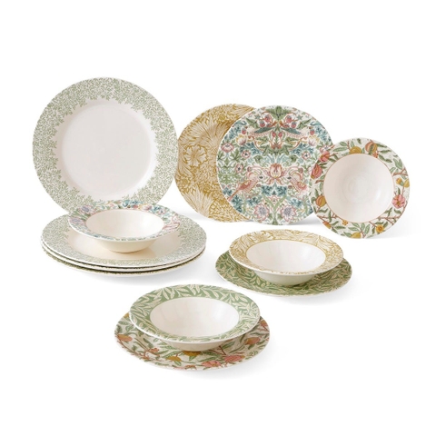 PM MORRIS & CO Bộ bát 12 món thương hiệu Portmeirion Vương Quốc Anh  MCO81703