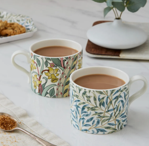 PM Morris & Co Set đôi cốc Daff & W'bough thương hiệu Portmeirion Vương Quốc Anh MCOJ8726-XG