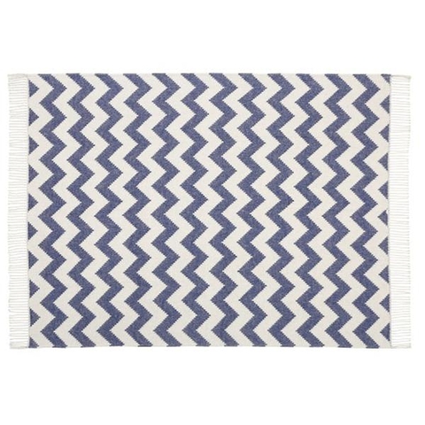 SB Chăn Sofa cao cấp ZIGGY 127X178CM NAVY/ GREY 3CT1284A